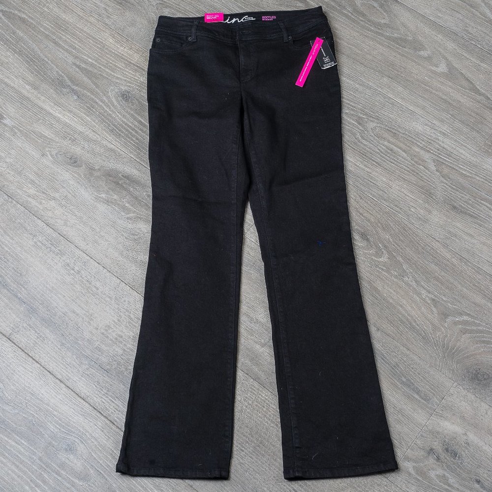 NWT INC black jeans - boot cut - sz 10